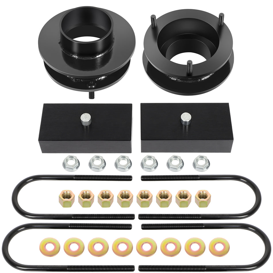 Lift 2 inch Front & 1.5 inch Rear Leveling Lift Kit For Dodge Ram 2500 03-13 Fit 4 inch Axle