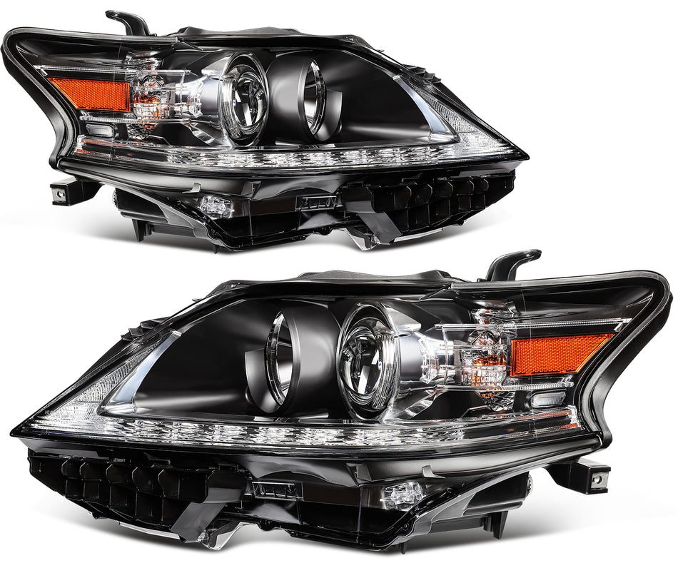 Pair Headlights Assembly For 2013-2015 Lexus RX350 RX450h withProjector LeftRight