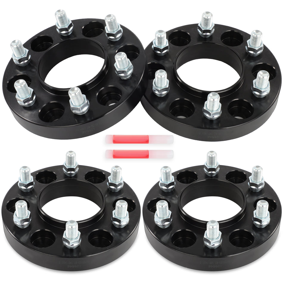 4Pcs 1inch Hubcentric Wheel Spacers 6x135 For 2015-2024 Ford F150 Expedition 14x1.5