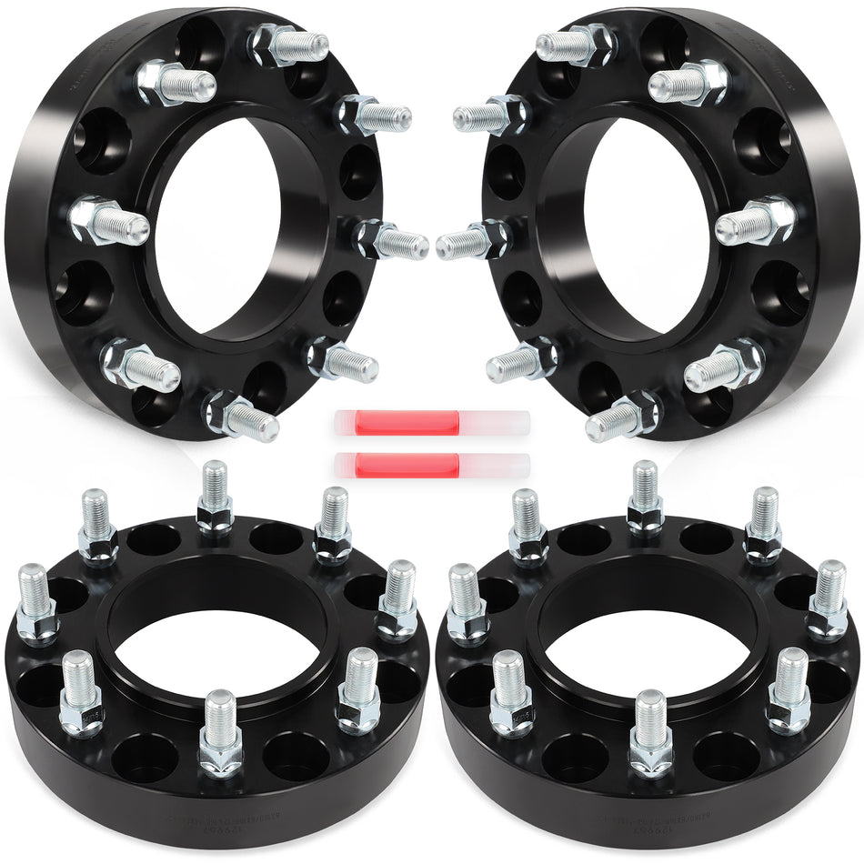 4X 1.5inch 8x180 Hubcentric Wheel Spacers For 2011-2024 Chevy Silverado 3500 2500HD