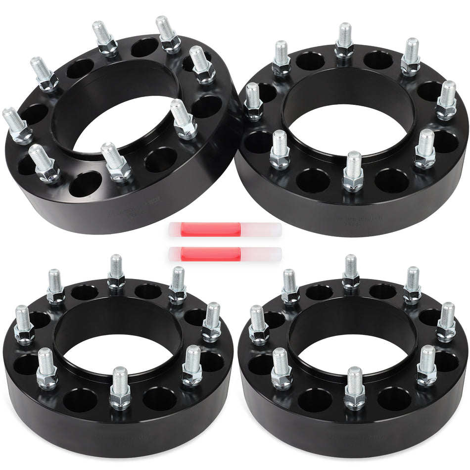 (4) 8x200 Hubcentric Wheel Spacers 2inch For Ford F-350 Super Duty Ram 3500 2019-24