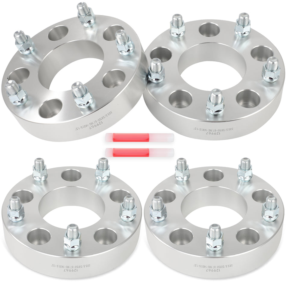 (4) 5x5.5 to 5x150 Wheel Adapters 1.5inch 5x139.7 Hub to 5x150 Wheel Fits Ram 1500
