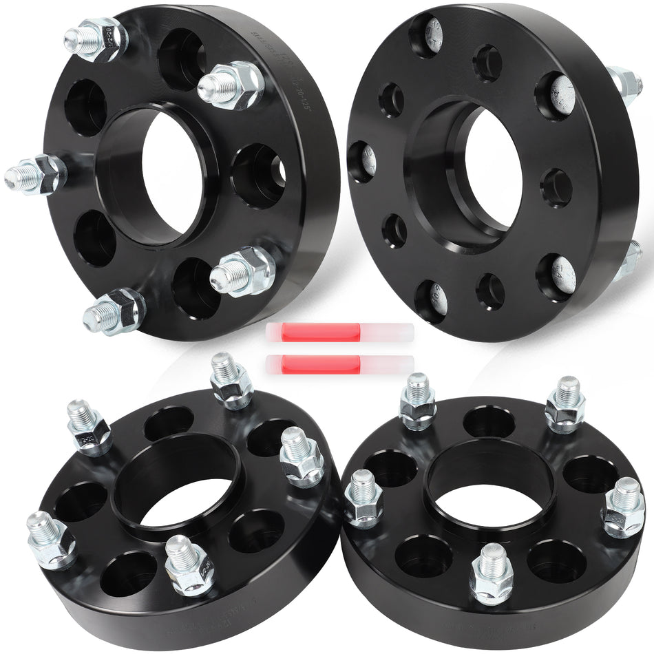 4Pcs 1.25inch 5x4.5 to 5x5.5 Conversion Wheel Adapters For Ford Jeep to Dodge 5 Lug