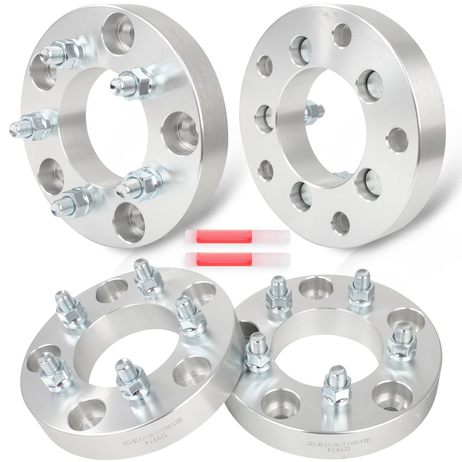4x 1.25 inch 5x139.7 to 5x114.3 Wheel Adapters 5x5.5 to 5x4.5 For Dodge Ram 1500
