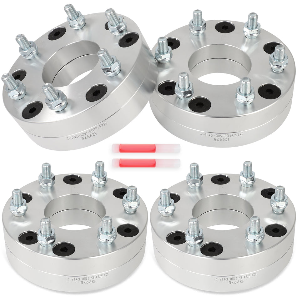 (4) 5x4.5 to 6x135 Wheel Adapters 2inch 5x114.3 Hub to 6x135 Wheel For Toyota Honda