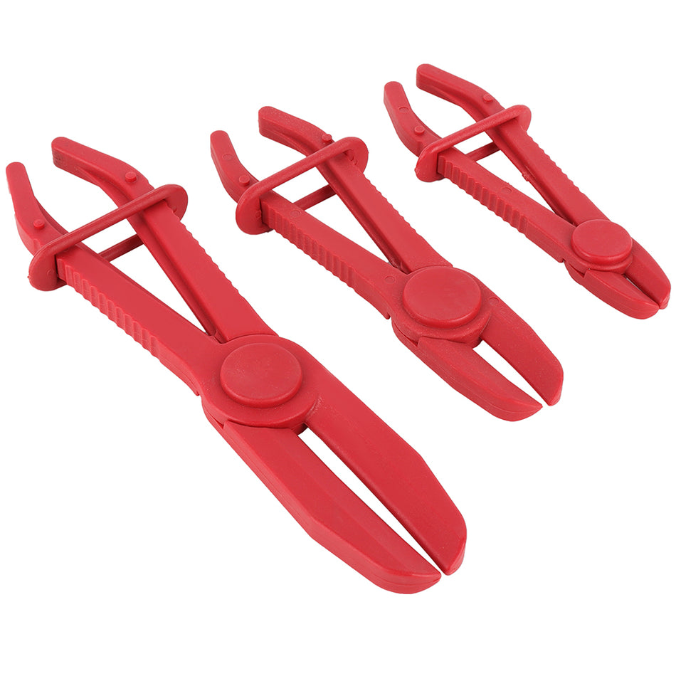 3Pcs Fuel Water Brake Line Pipe Pinch Off Pliers Flexible Hose Clamp Kit