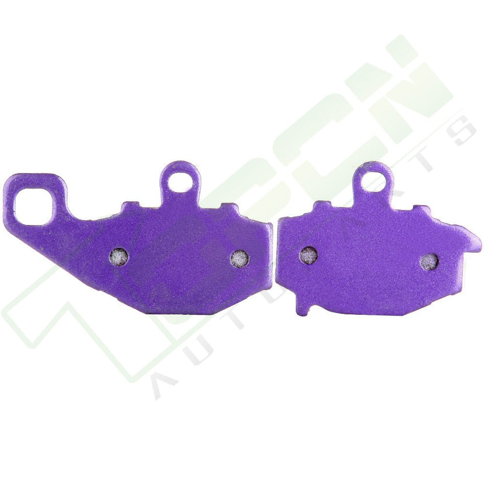 Rear Left Carbon fiber Brake Pads for 2007-2009 Kawasaki Versys 650 KLE650A