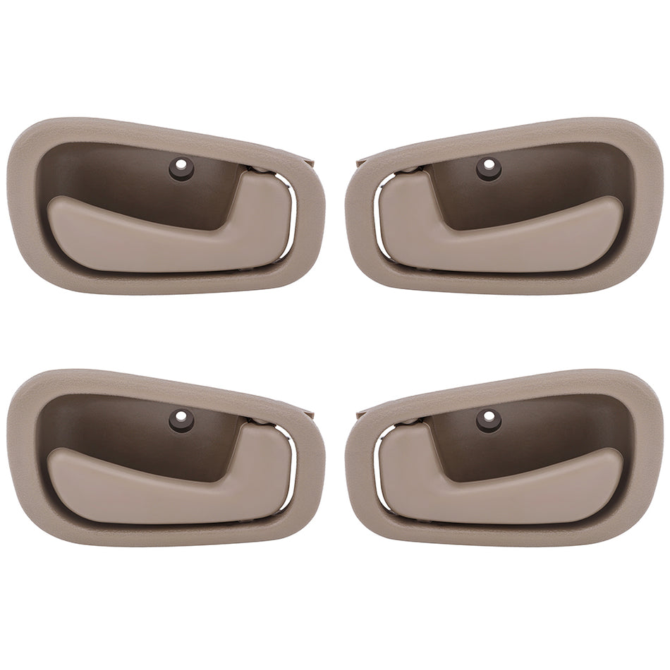 1998-2002 Toyota Corolla 4pcs Inside Tan Inner Beige Door Handle