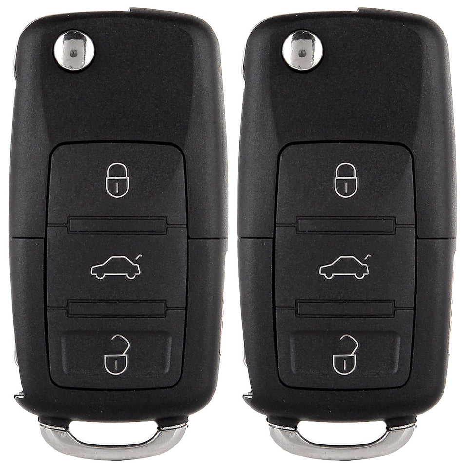 Replacement Remote Key Fob Shell Case For 00-10 Volkswagen Beetle 09-10 Volkswagen CC