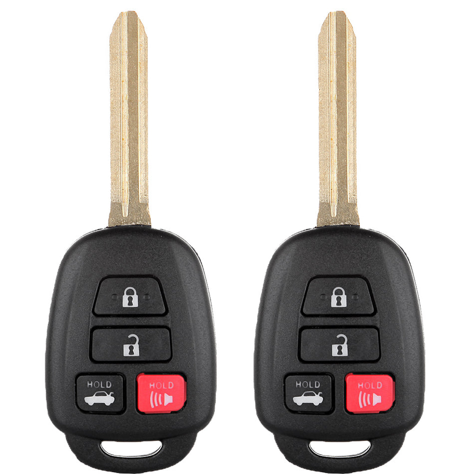 Key Fob Shell Case For 15-16 Scion FR-S 12-16 Toyota Camry