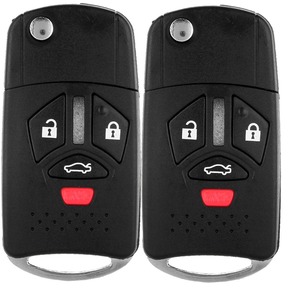 Keyless Fob Replacement Flip Case For 2007-2012 Mitsubishi Eclipse Mitsubishi Galant