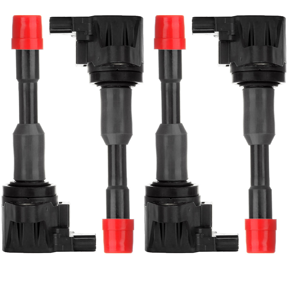 Set of 4 Brand New Ignition Coils for 2003-2011 Honda Civic Hybrid 1.3L UF374