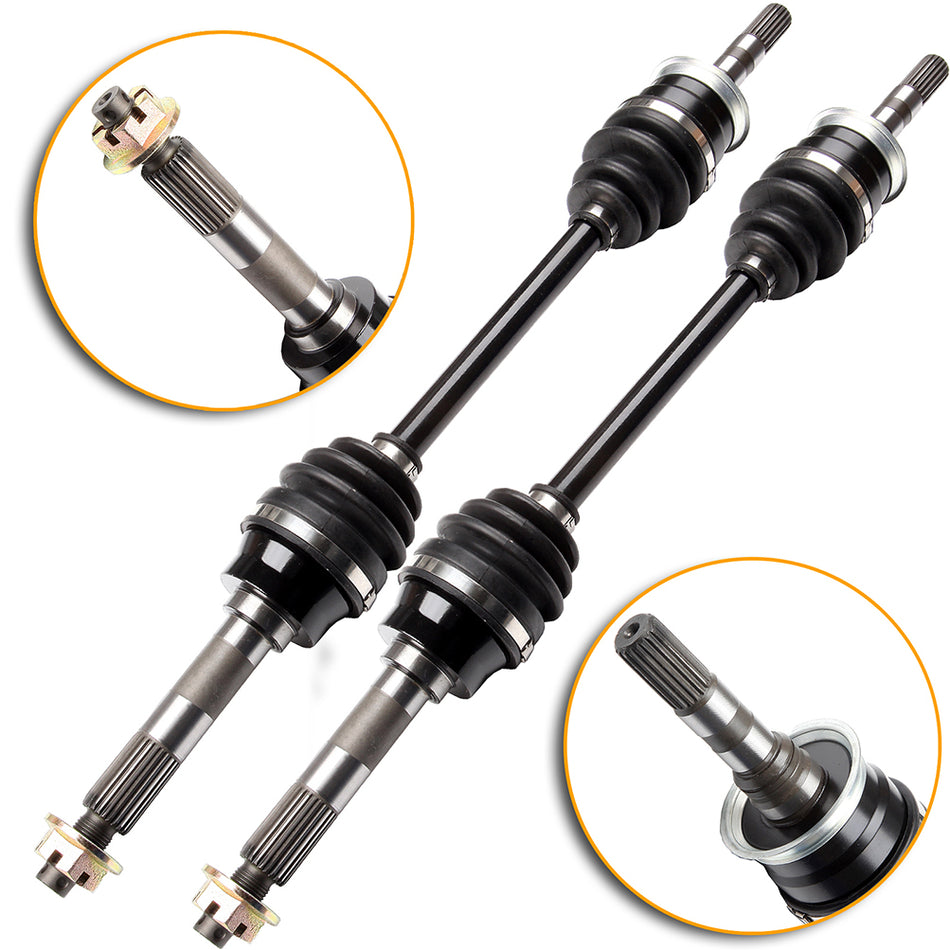 For Kawasaki Mule 2510 2000 2001 2002 2Pcs New Front Left Right CV Joint Axles