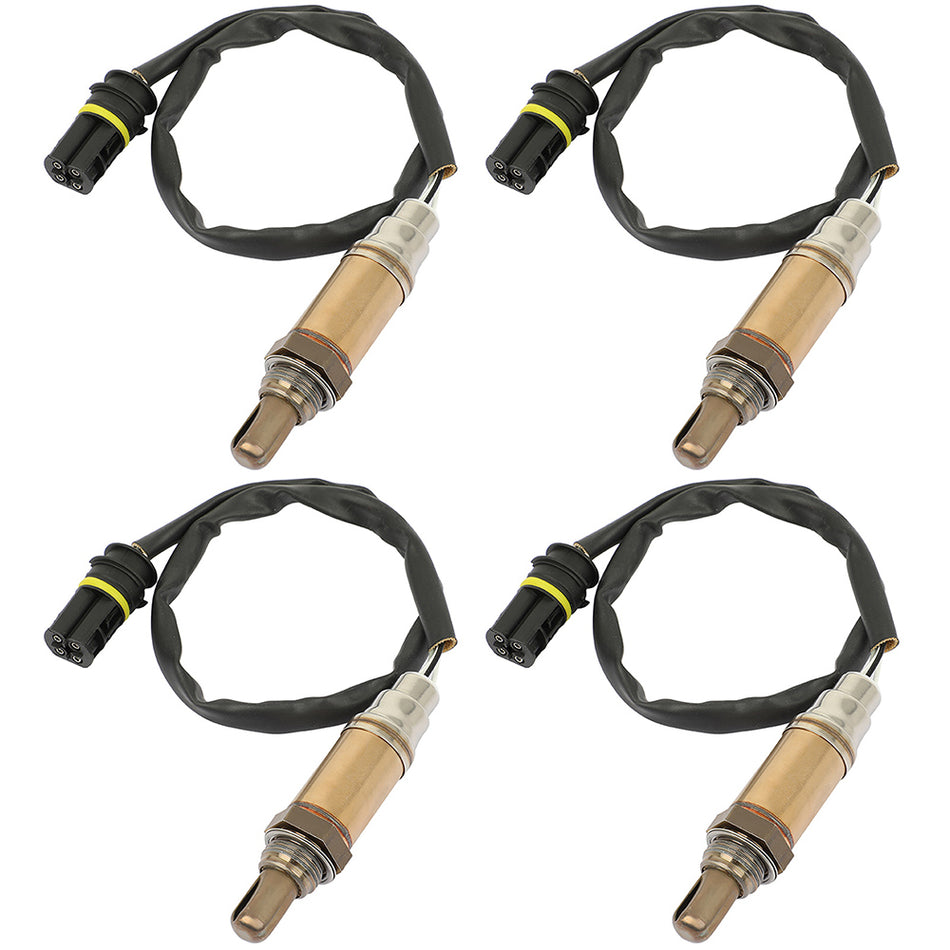 4Pcs Upstream 02 Oxygen Sensor For BMW 318i 325i 330i 530i X3 330i 328i