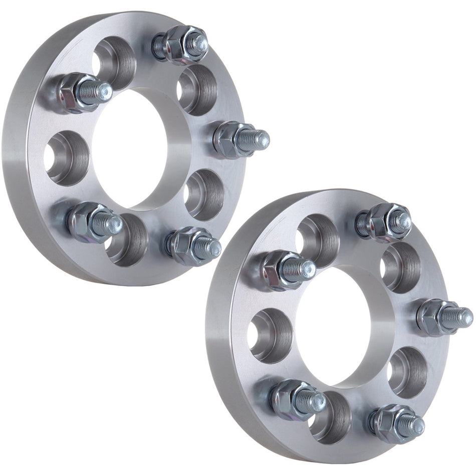 2Pcs 1 inch 5x100 to 5x4.5 5 Lug Wheel Spacers For 96-00 Chrysler Cirrus 96-06 Chrysler Sebring