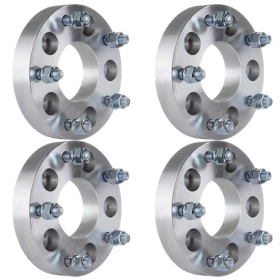 4Pcs 1.25 inch 5x5.5 5 Lug Wheel Spacers For 97-02 Chevrolet Express 1500 96-98 GMC C1500