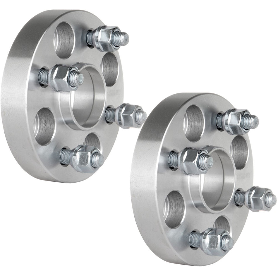 1 inch 4x100 4 Lug HubCentric Wheel Spacers(54.1mm Bore, 12x1.5 Studs) for 2007-2017 Toyota Yaris - 2PCS
