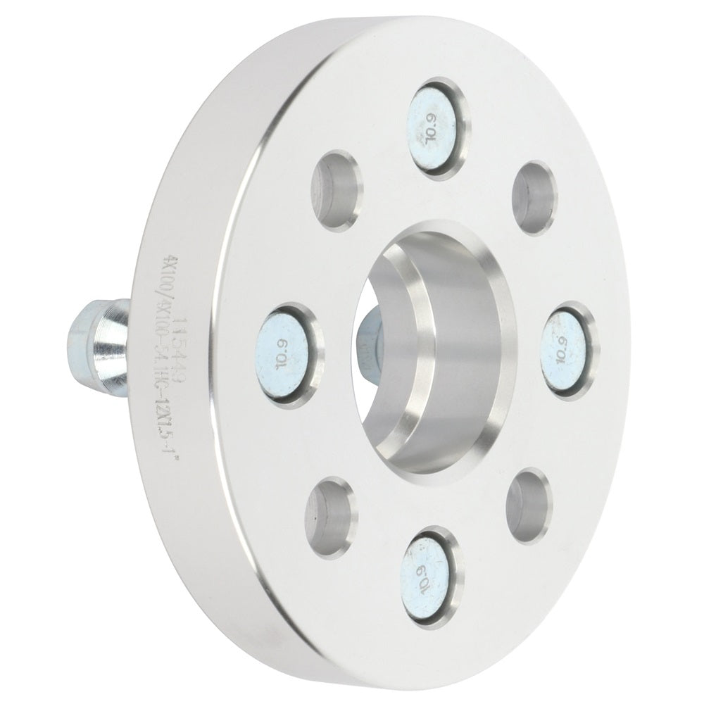 1 inch 4x100 4 Lug HubCentric Wheel Spacers(54.1mm Bore, 12x1.5 Studs) for 2001-2018 Kia Rio - 4PCS Only for Auto