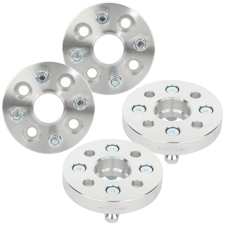 1 inch 4x100 4 Lug HubCentric Wheel Spacers(54.1mm Bore, 12x1.5 Studs) for 2001-2018 Kia Rio - 4PCS Only for Auto