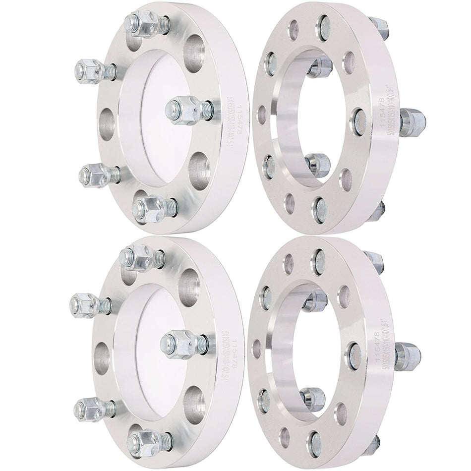4Pcs 1 inch 5x5.9/5x150 5 Lug Wheel Spacers For 08-17 Toyota Sequoia 07-17 Toyota Tundra