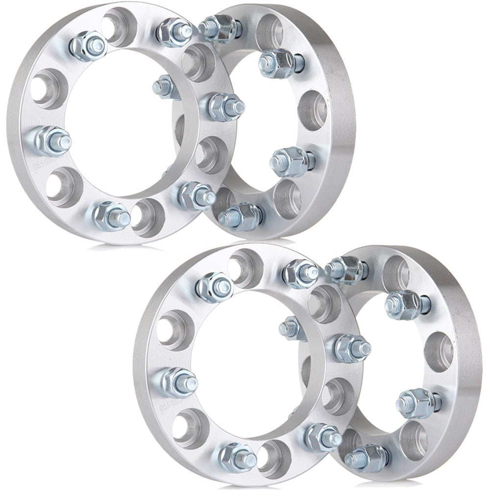 4Pcs 1 inch 6x5.5 6 Lug Wheel Spacers For 09-10 Hummer H3T 07-08 Hyundai Entourage Only for Auto