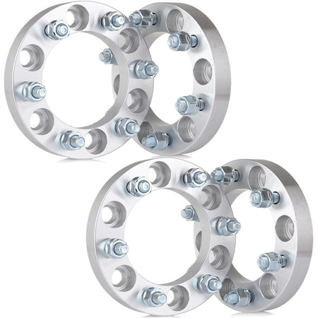 4Pcs 1 inch 6x5.5 6 Lug Wheel Spacers For 09-10 Hummer H3T 07-08 Hyundai Entourage Only for Auto