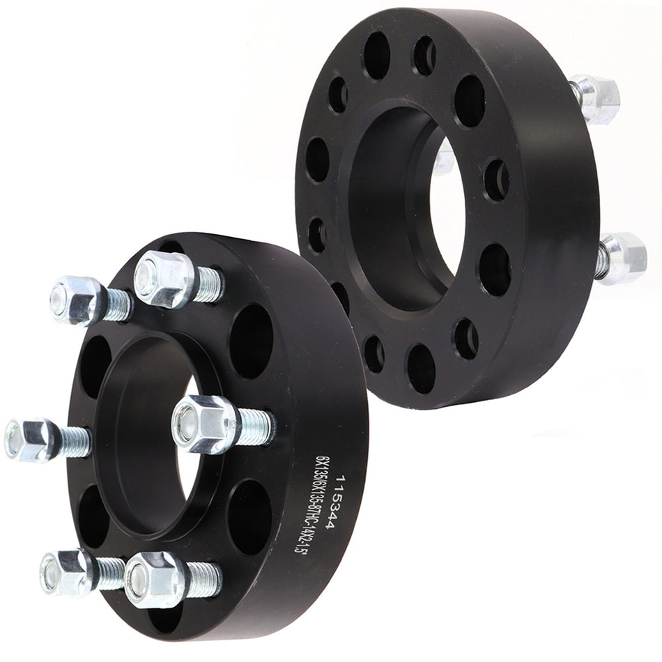 2Pcs 1.5 inch 6x135 6 Lug Wheel Spacers For 03-14 Ford Expedition 06-08 Lincoln Mark LT