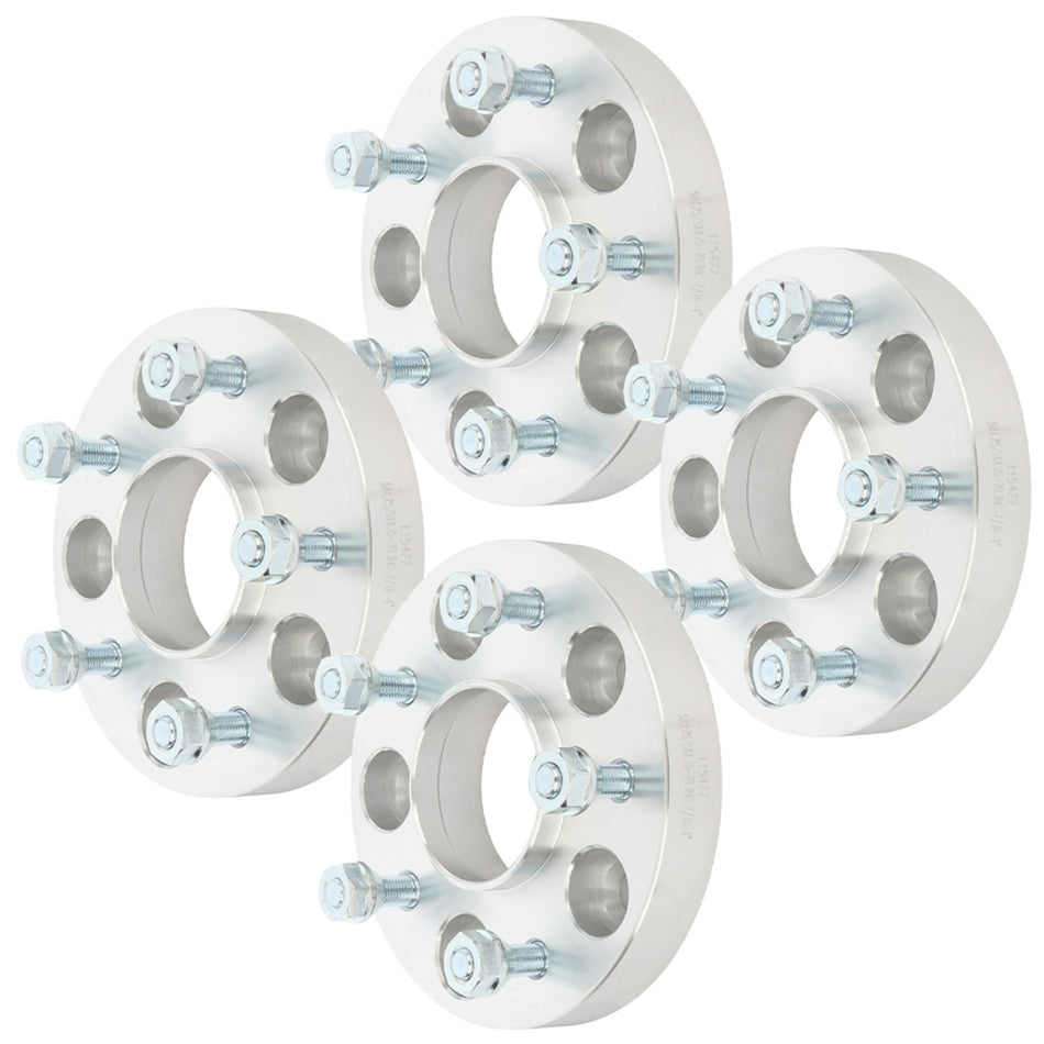 1 inch 5x4.75 5 Lug Wheel Spacers(70.3mm Bore, 7/16 Studs) for 1975-1981 Chevrolet Corvette - 4PCS