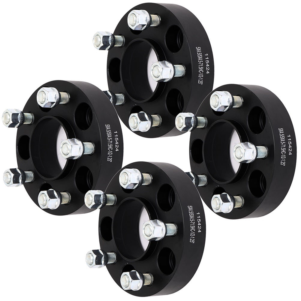 4Pcs 1.25 inch 5x4.5 5 Lug Wheel Spacers For 96-01 Jeep Cherokee 02-12 Jeep Liberty Only for Auto