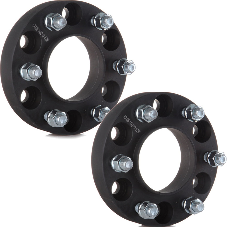 2Pcs 1.25 inch 6x135 6 Lug Wheel Spacers For 05-08 Ford F150 06-08 Lincoln Mark LT