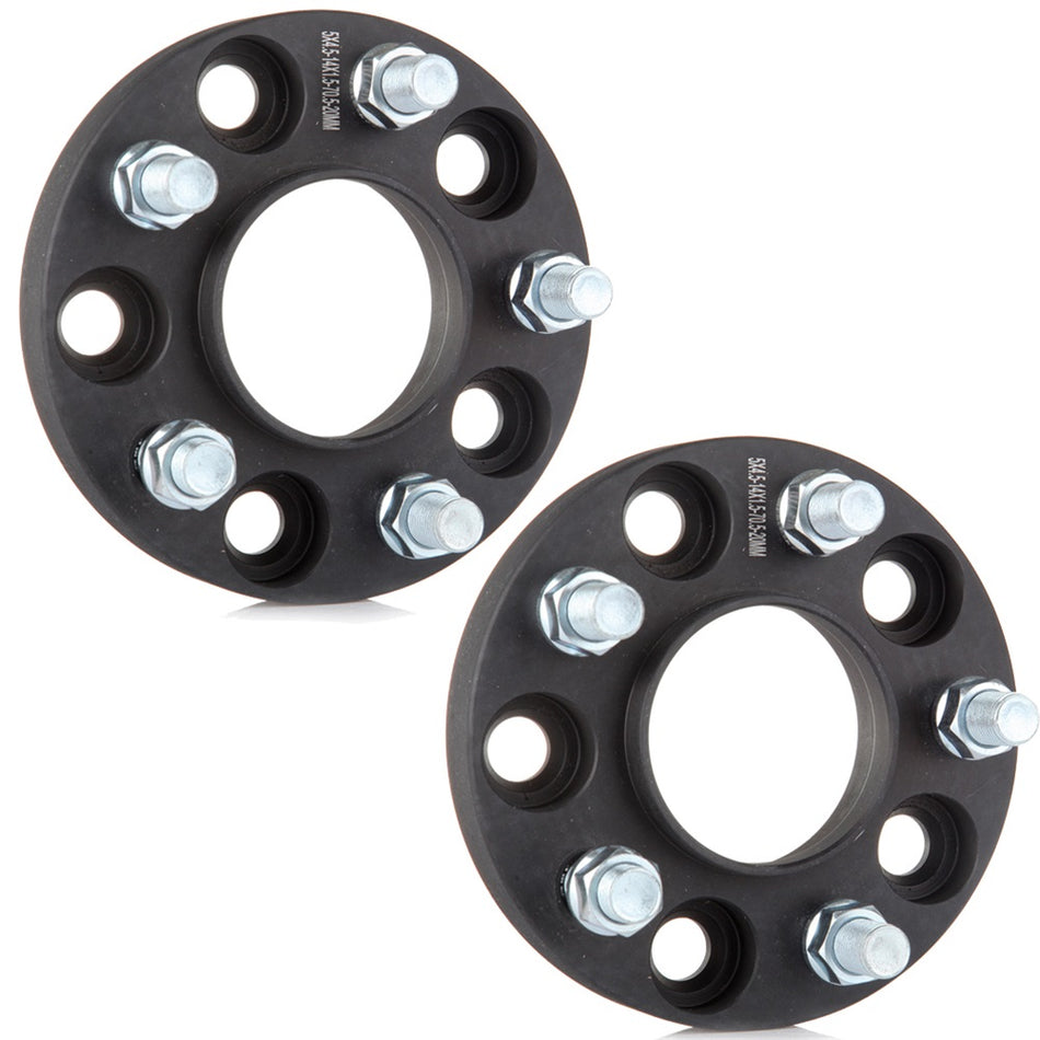 2015-2017 Ford Mustang 2Pcs 20mm 5x4.5 5 Lug Wheel Spacers