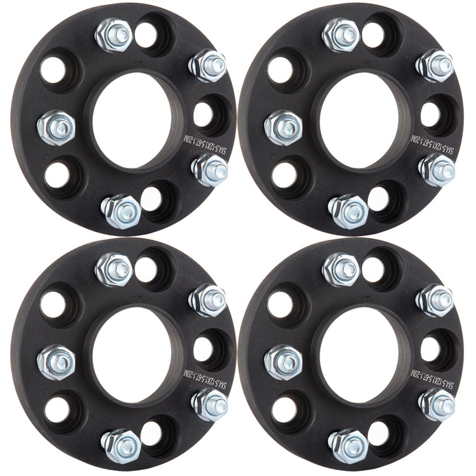 4Pcs 20mm 5x4.5 5 Lug Wheel Spacers For 07-13 Jeep Patriot 95-12 Mitsubishi Eclipse