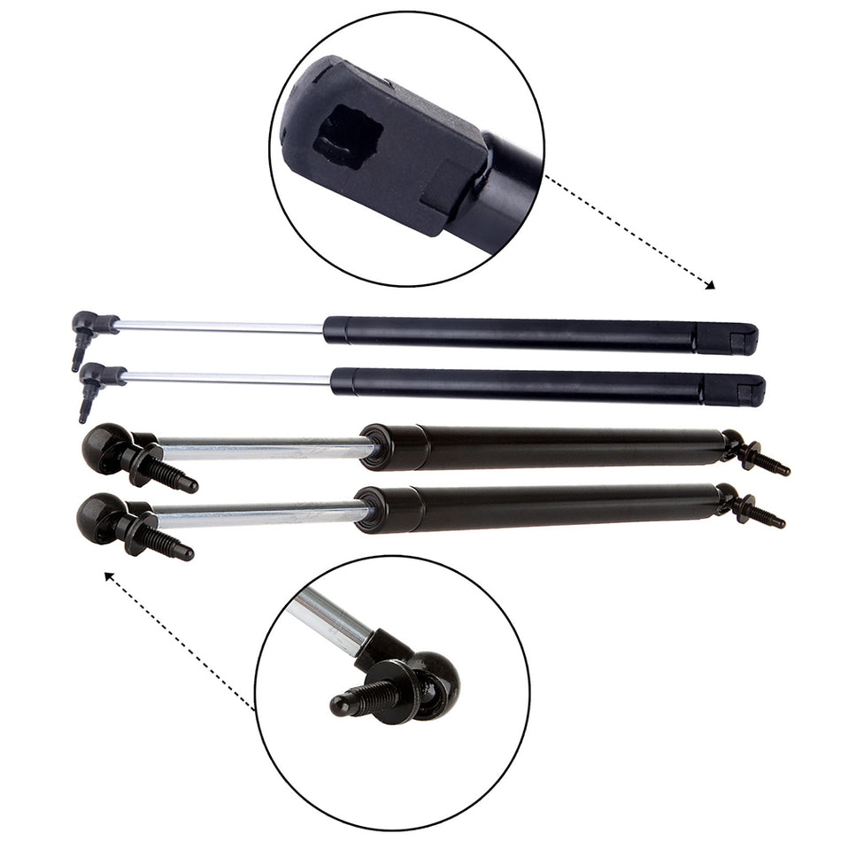 1999-2004 Jeep Grand Cherokee Liftgate Window Lift Supports Gas Struts 4Pcs
