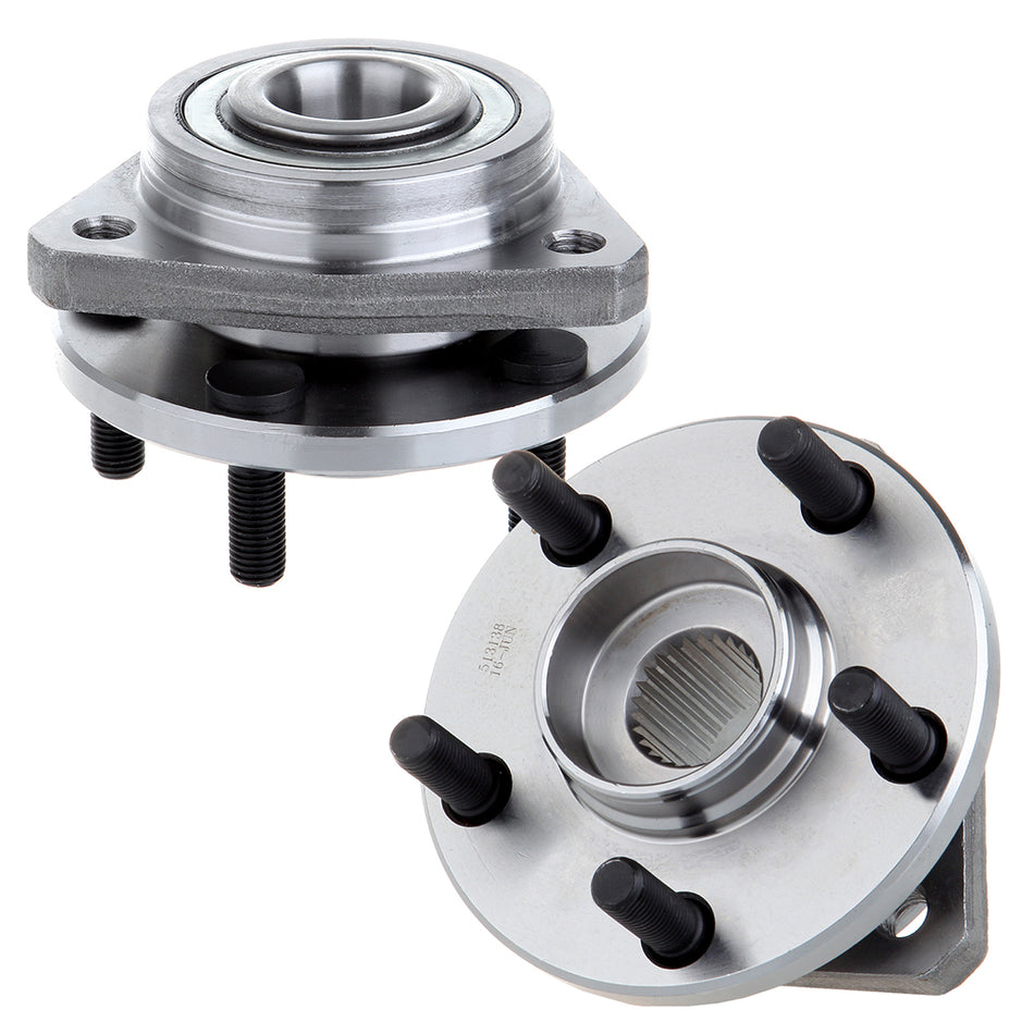 2 Driver Or Passenger Side Front Wheel Bearings Hub For Chrysler Dodge Plymouth