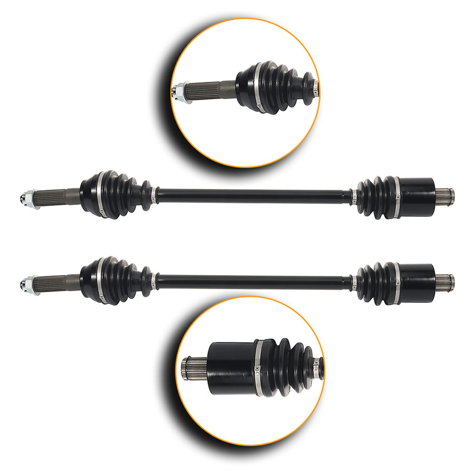 For Polaris RZR XP 900 2011 2012 2013 2 Pcs New CV Joint Axles Rear Left Right