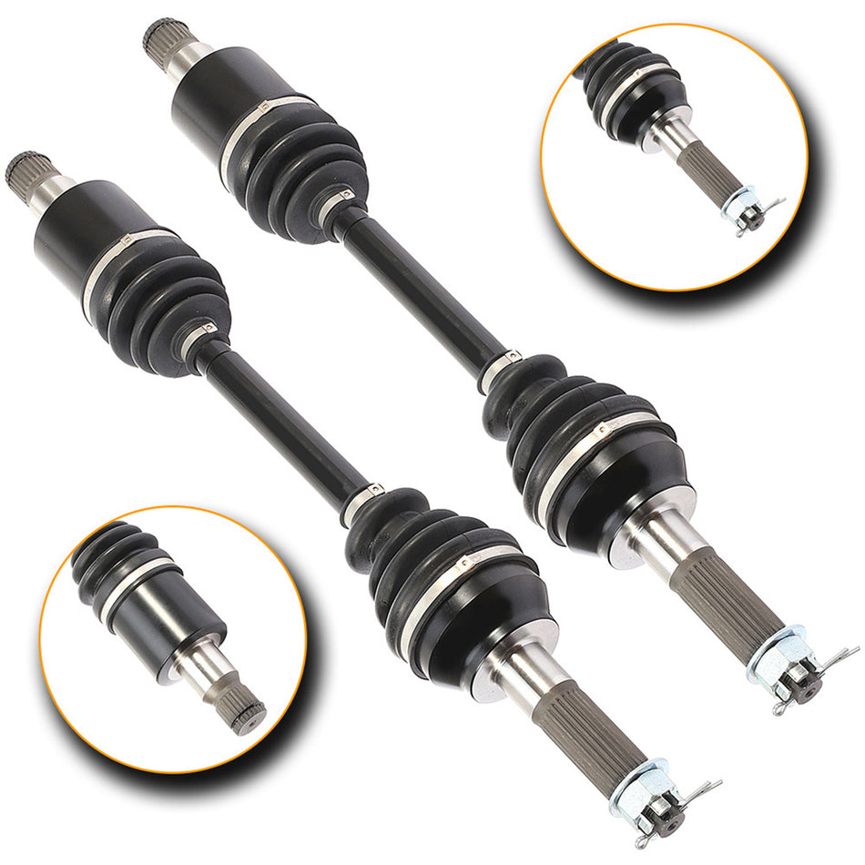 For Polaris RZR 800 08 09 10 11 12 13 2 Pcs New CV Joint Axles Rear Left Right