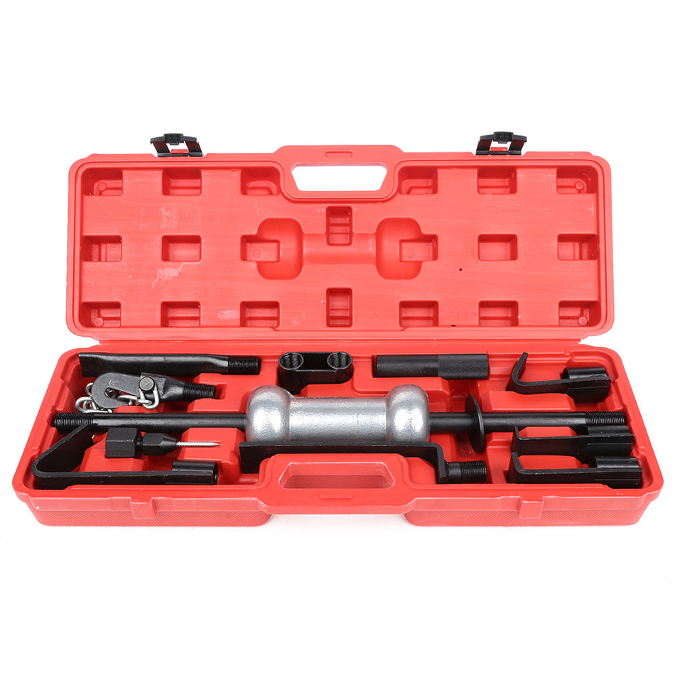 13PC Dent Puller w/10lbs Slide Hammer Auto Body Truck Repair Tool Kit Heavy Duty