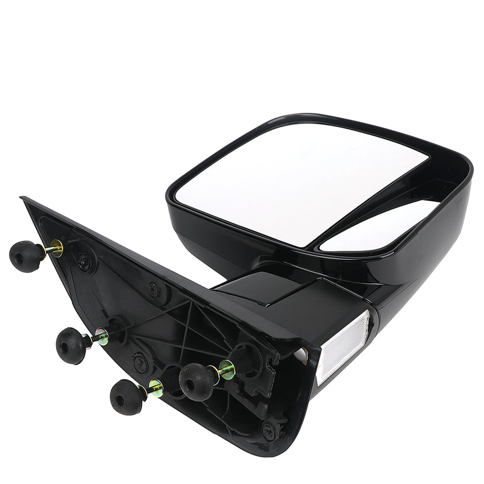 Passenger Side View Mirror For 03-08 Ford E150-E550 02-06 Ford Econoline Puddle light Manual Fold