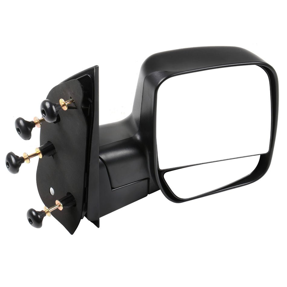 Side View Mirror For 03-13 Ford E150 04-13 Ford E350 Super Duty Manual Folding Passenger Side