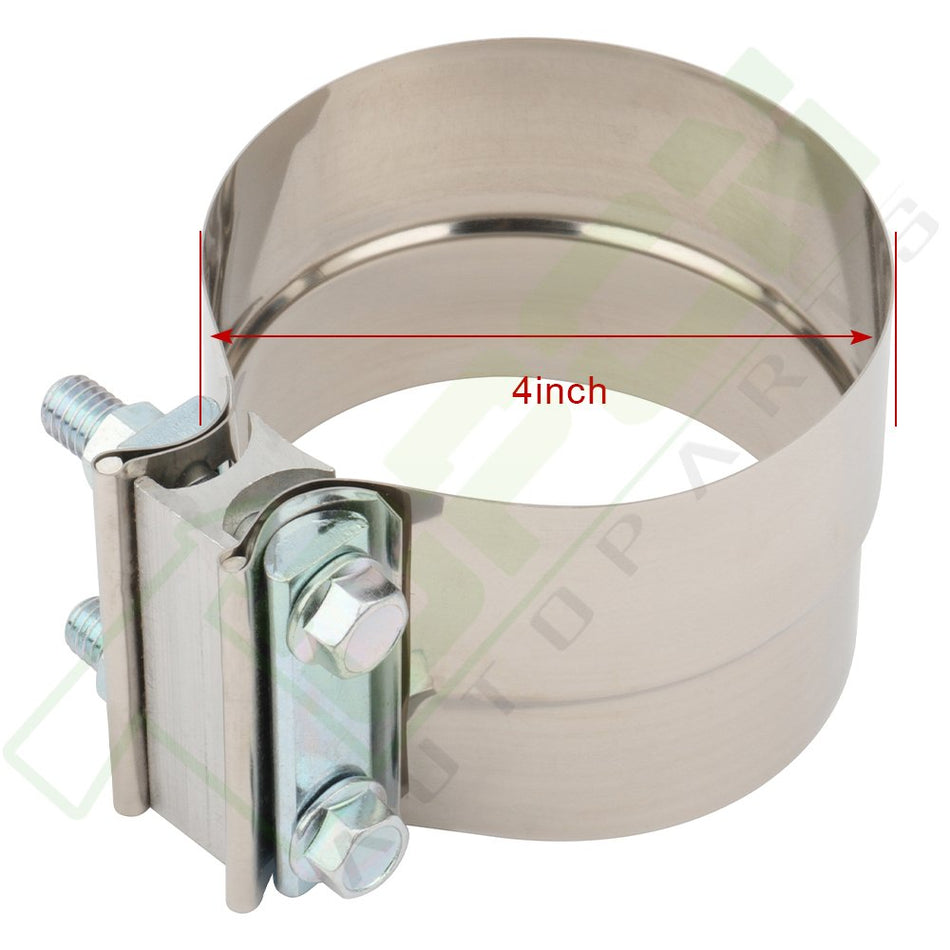 4inch Inch Universal Iron Butt Joint Band Exhaust Clamp