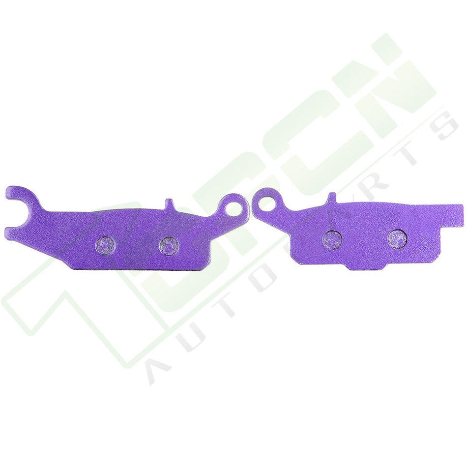 Rear Carbon fiber Brake Pads for 2009-2012 Yamaha Grizzly 550 YFM550FG 4x4 FI