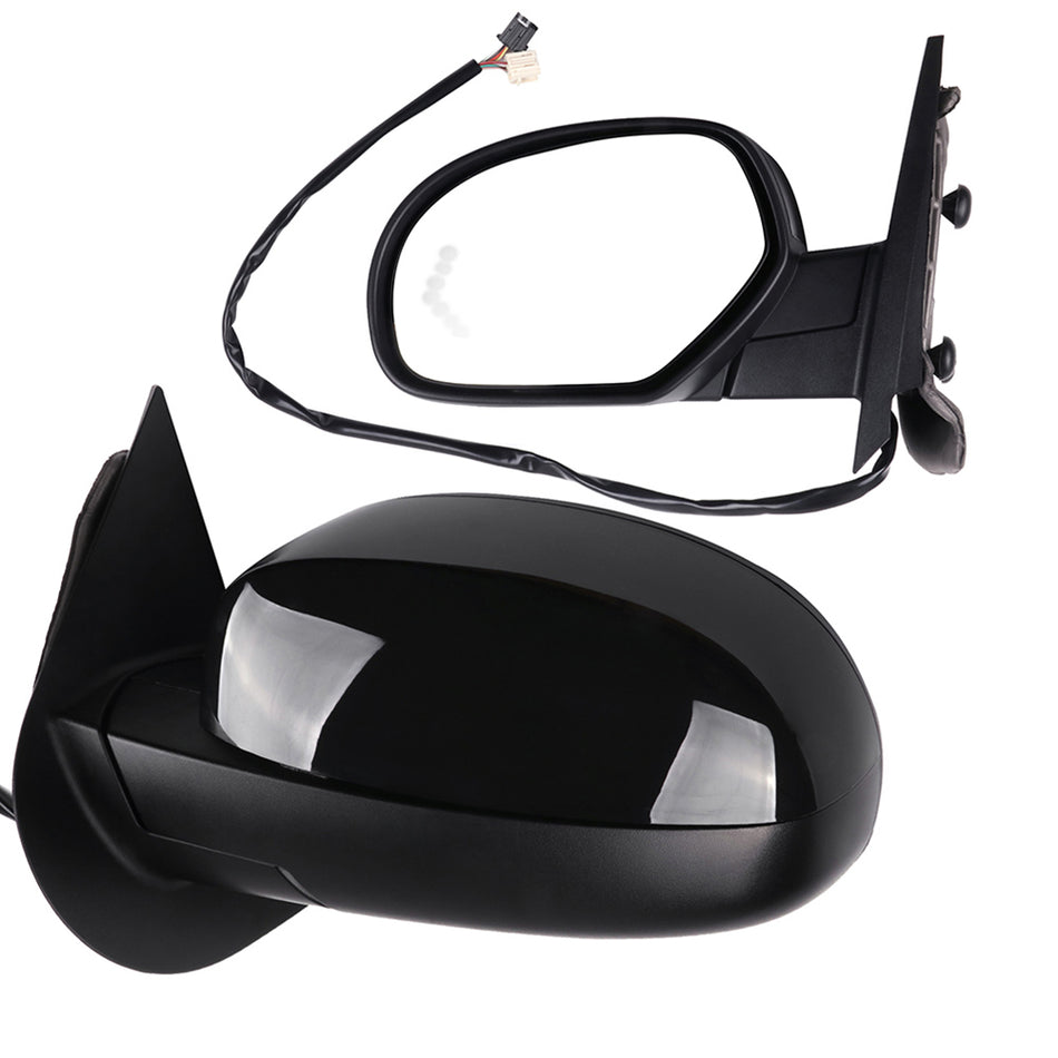 Side Mirror For 07-13 Chevy Silverado 1500 GMC Yukon Memory Manual Fold Power Heated RH & LH Pair