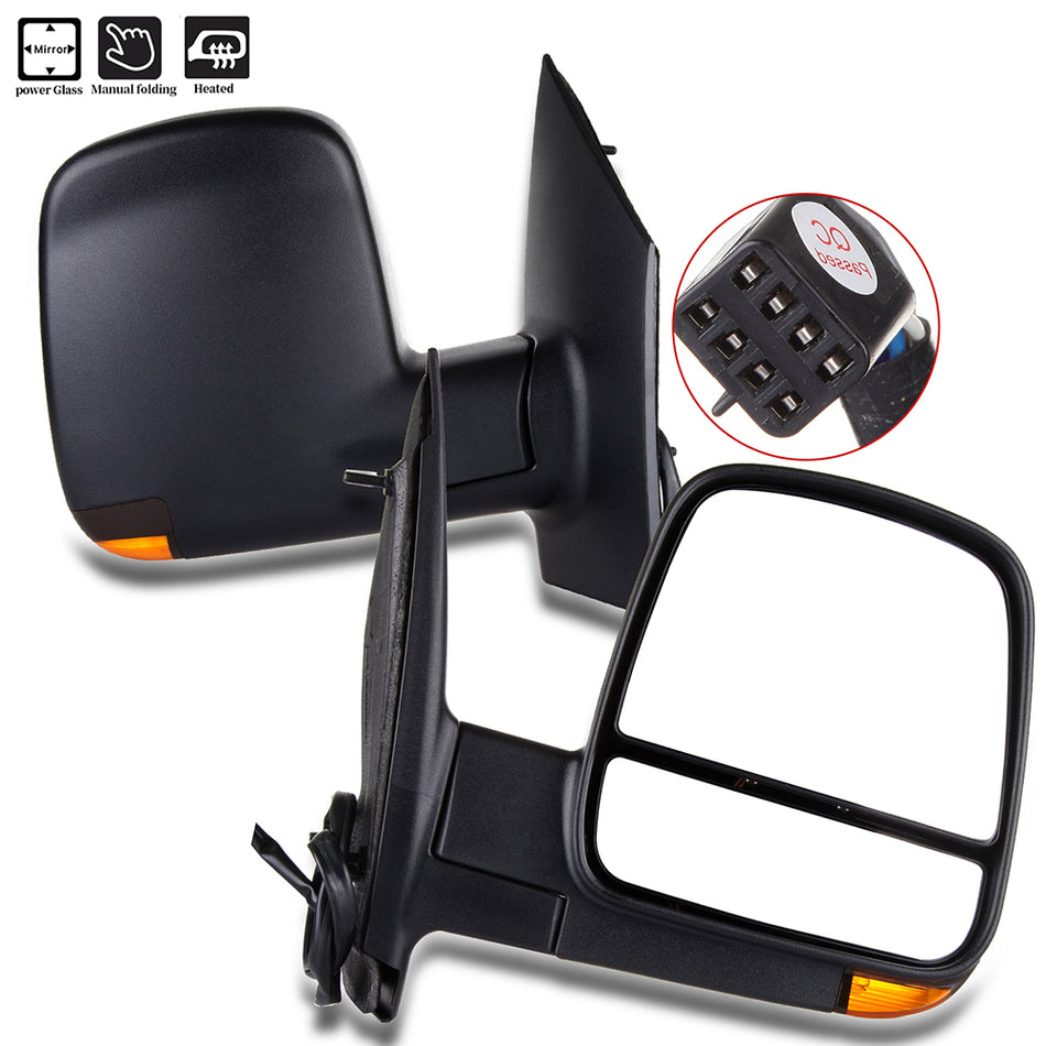 Power Heated Passenger Side View Mirrors For 2008-2014 Chevrolet Express 1500 2008-2016 GMC Savana 2500 3500