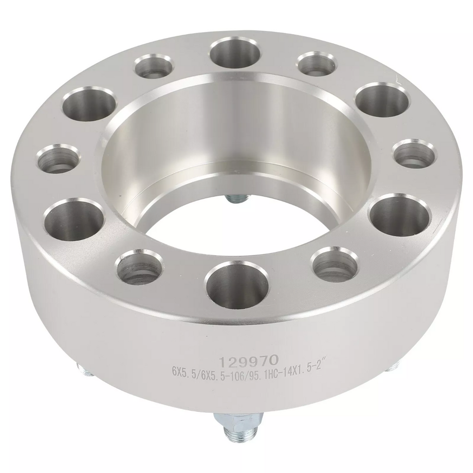 4 Pcs 2 inch 6x5.5 Hub Centric Wheel Adapters For Tacoma to 2022-2024 Tundra Wheels